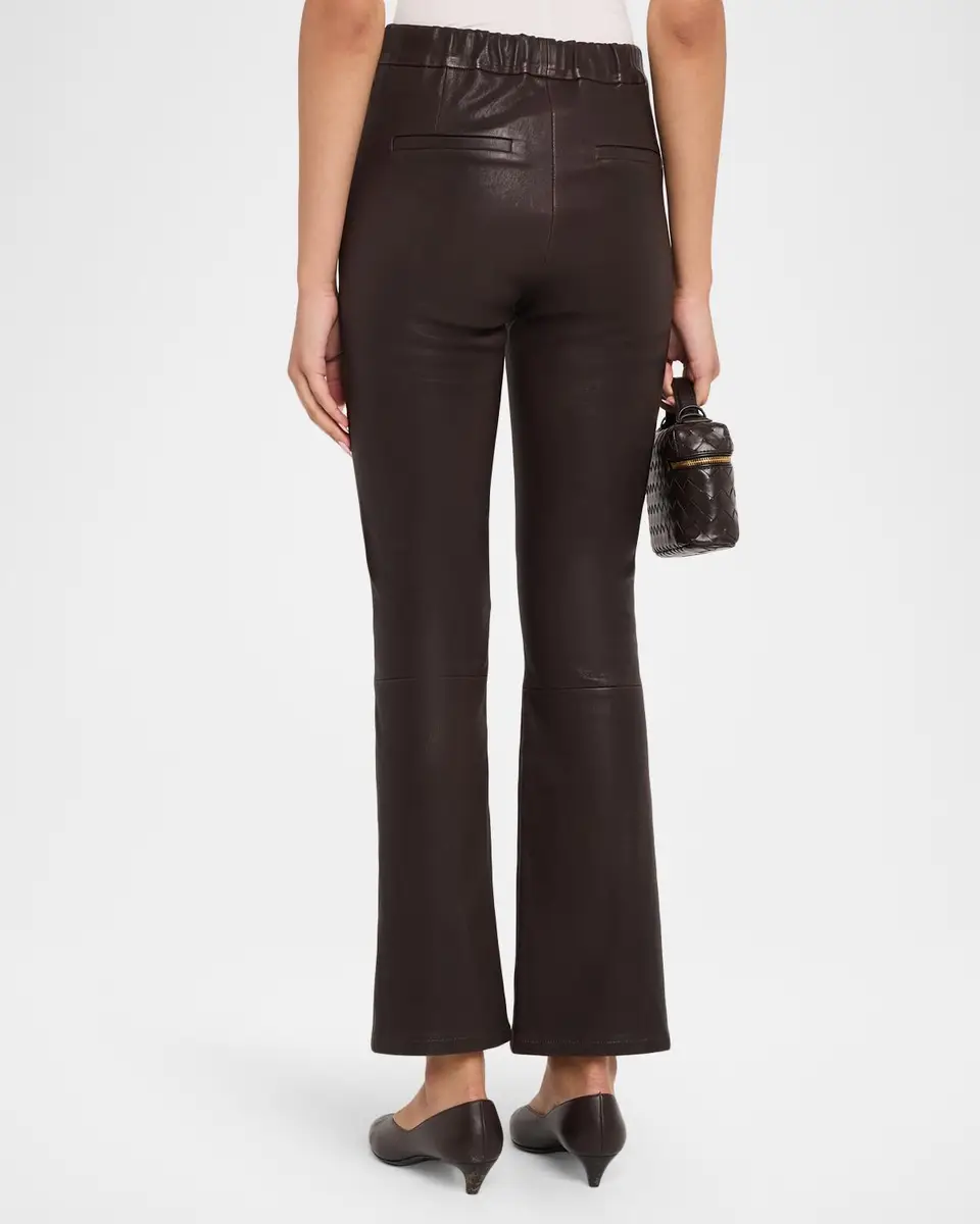 ARMA River Leather Kickflare Crop Pants | Thumbnail 3