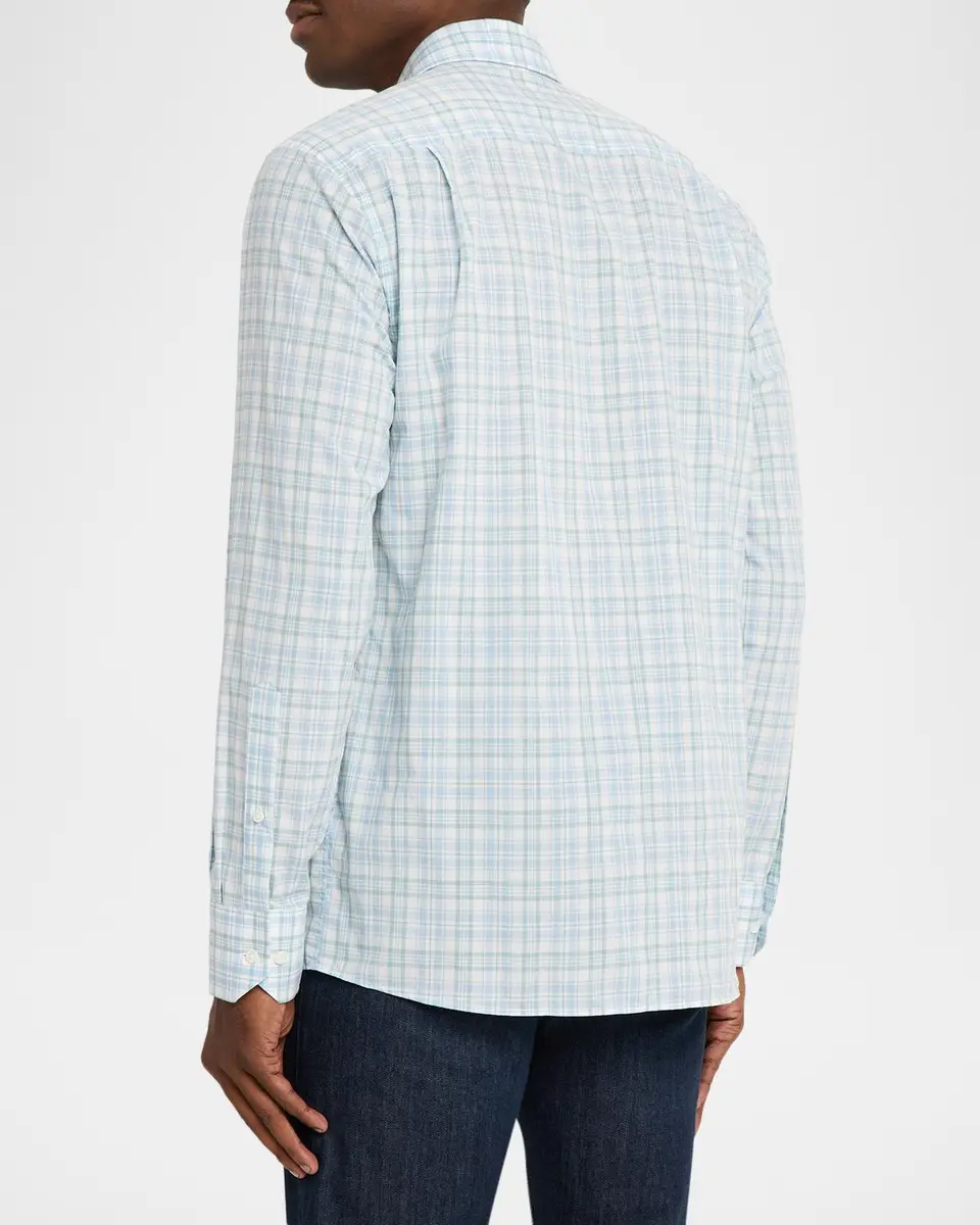 Peter Millar Men's Crown Plaid Cotton Sport Shirt | Thumbnail 3 Peter Millar Men's Crown Plaid Cotton Sport Shirt | Thumbnail 3