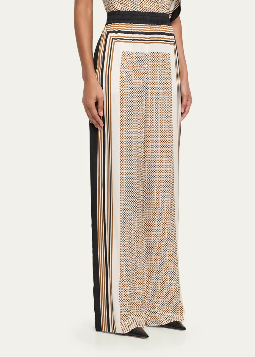 A.L.C. Tyler Printed Satin Pants | Thumbnail 4 A.L.C. Tyler Printed Satin Pants | Thumbnail 4