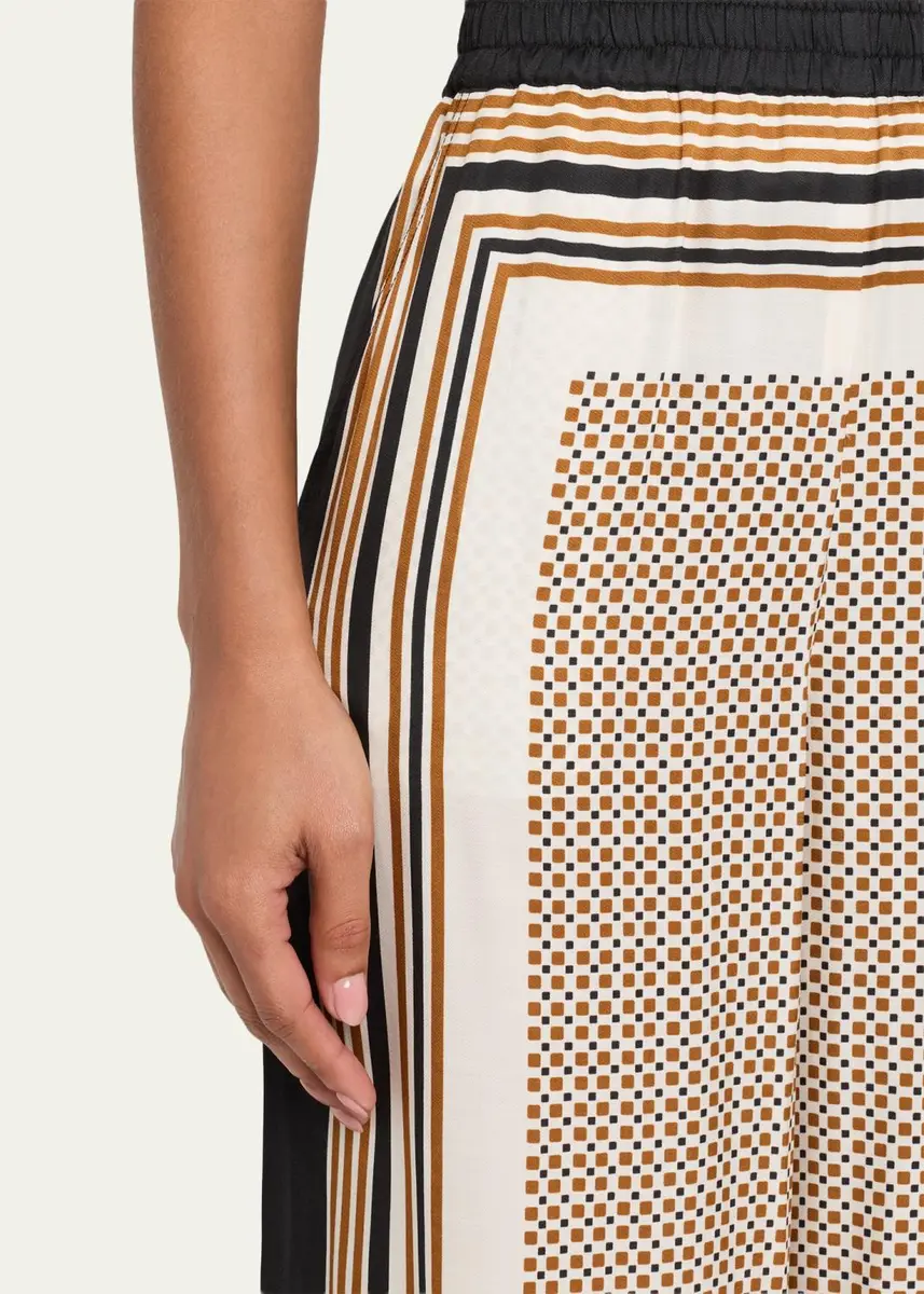 A.L.C. Tyler Printed Satin Pants | Thumbnail 5 A.L.C. Tyler Printed Satin Pants | Thumbnail 5