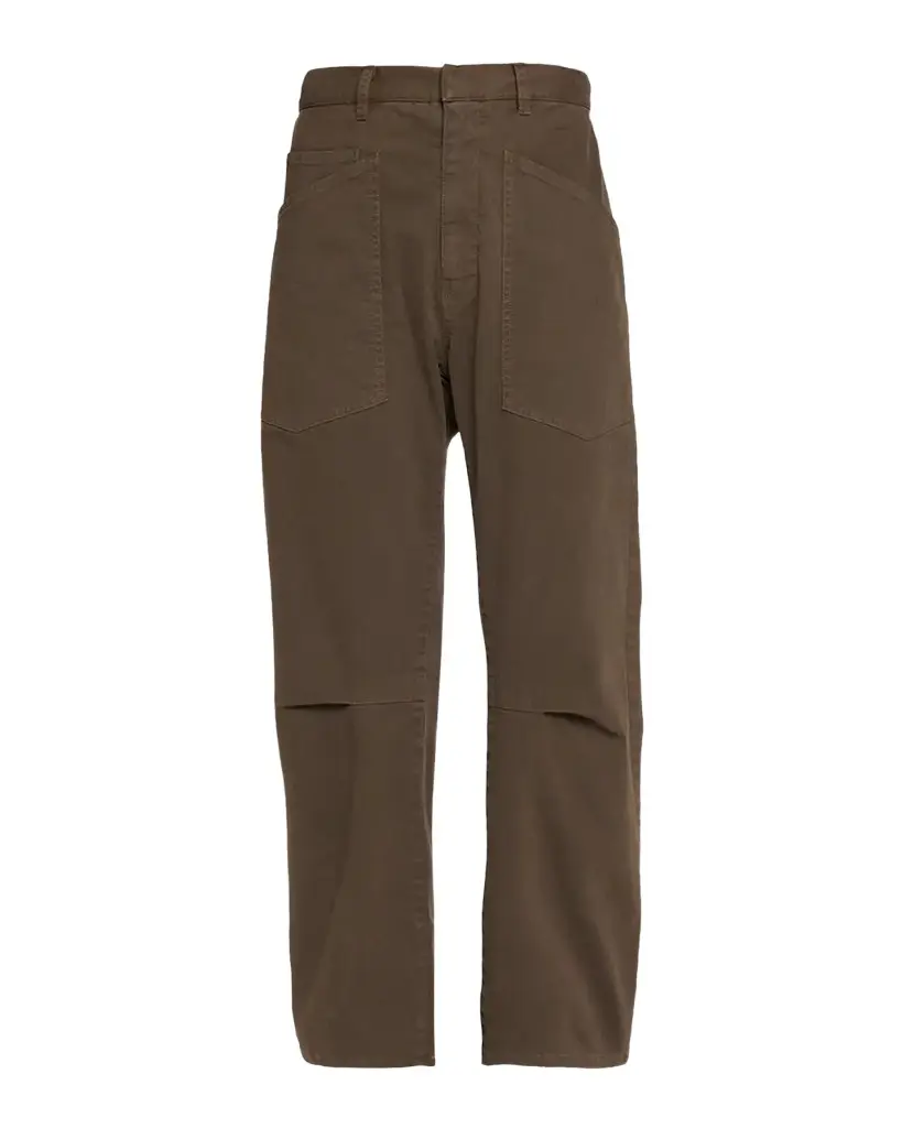 Nili Lotan Shon Mid-Rise Cropped Pants | Image 1 Nili Lotan Shon Mid-Rise Cropped Pants | Image 1