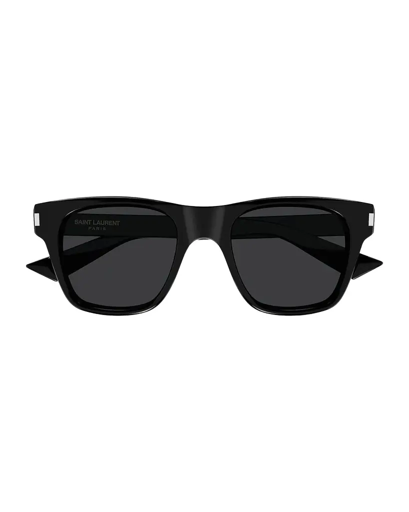 Saint Laurent – Men's Square Acetate Sunglasses, Black