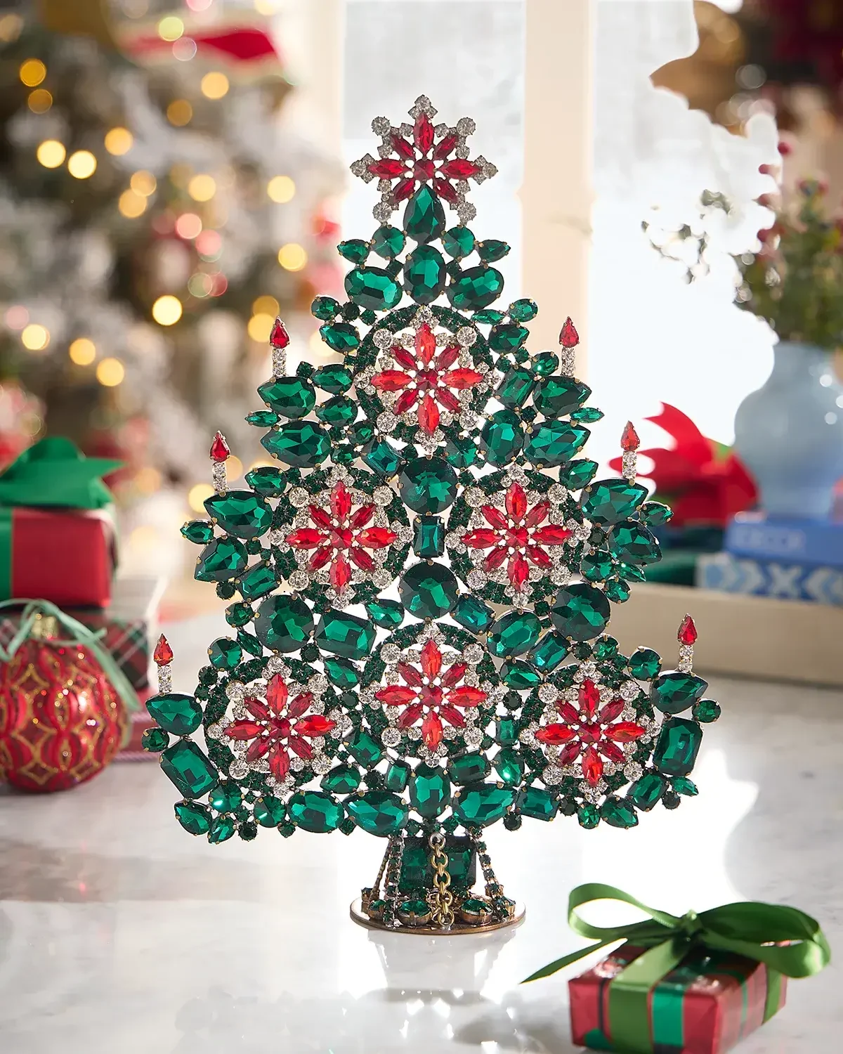 Exclusive Opulent Crystal Christmas Tree Decoration