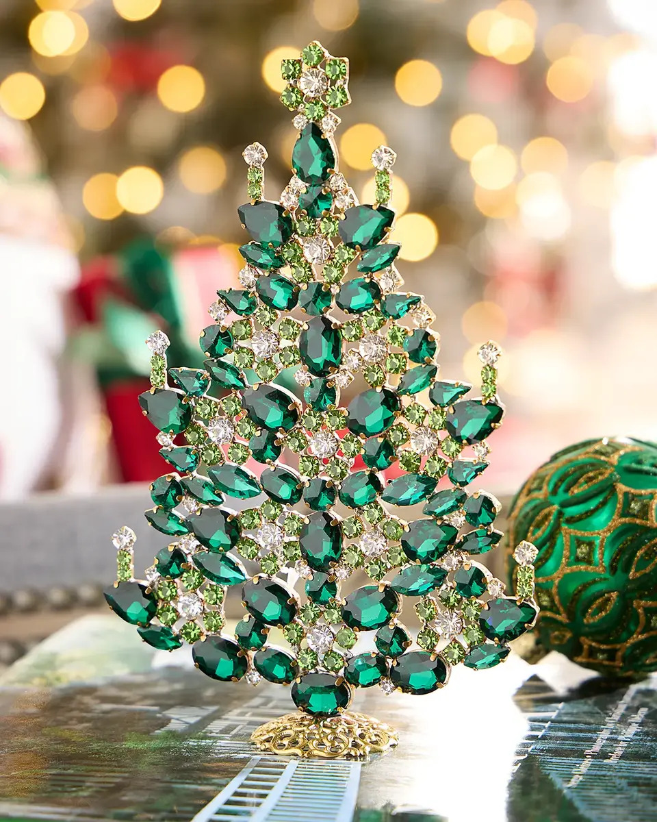 Neiman Marcus Wonderous Crystal Christmas Tree Decoration | Image 1 Neiman Marcus Wonderous Crystal Christmas Tree Decoration | Image 1