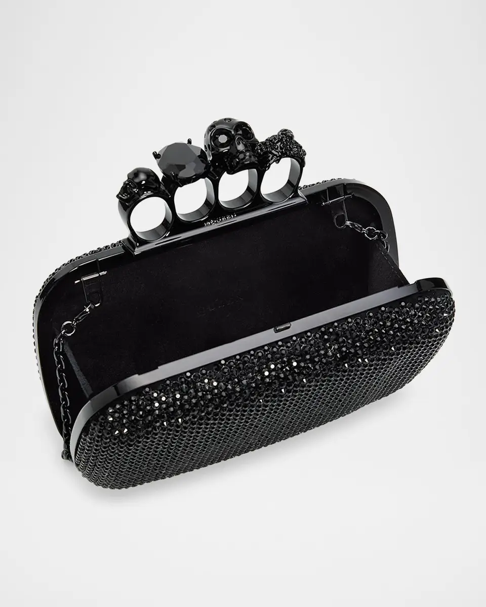 Alexander McQueen Skull Embellished Leather Clutch | Thumbnail 4 Alexander McQueen Skull Embellished Leather Clutch | Thumbnail 4