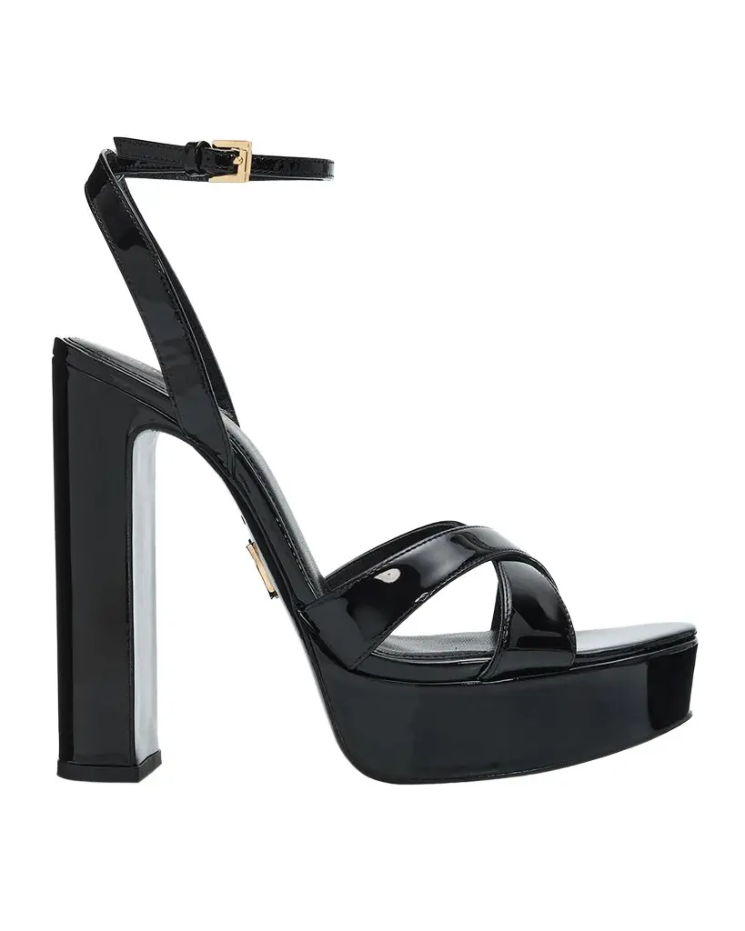 Retrofête Melodia 130MM Leather Platform Sandals | Image 1 Retrofête Melodia 130MM Leather Platform Sandals | Image 1