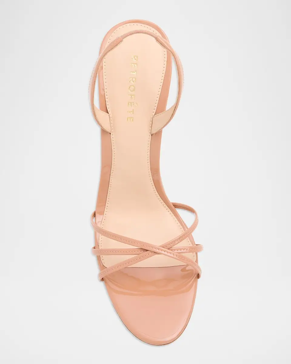 Retrofête Anabel 105MM Leather Slingback Sandals | Thumbnail 6