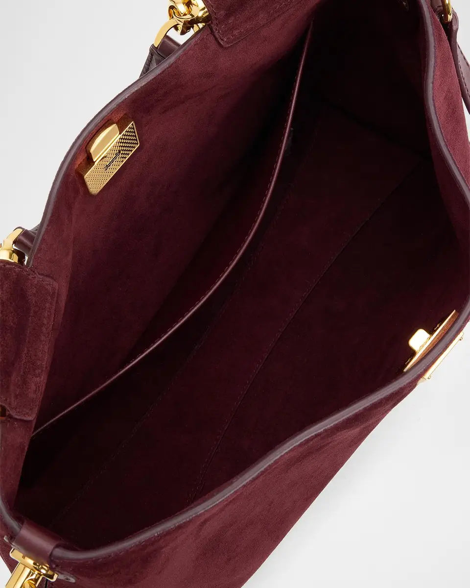 Dolce & Gabbana Vittoria Suede Shoulder Bag | Thumbnail 4 Dolce & Gabbana Vittoria Suede Shoulder Bag | Thumbnail 4