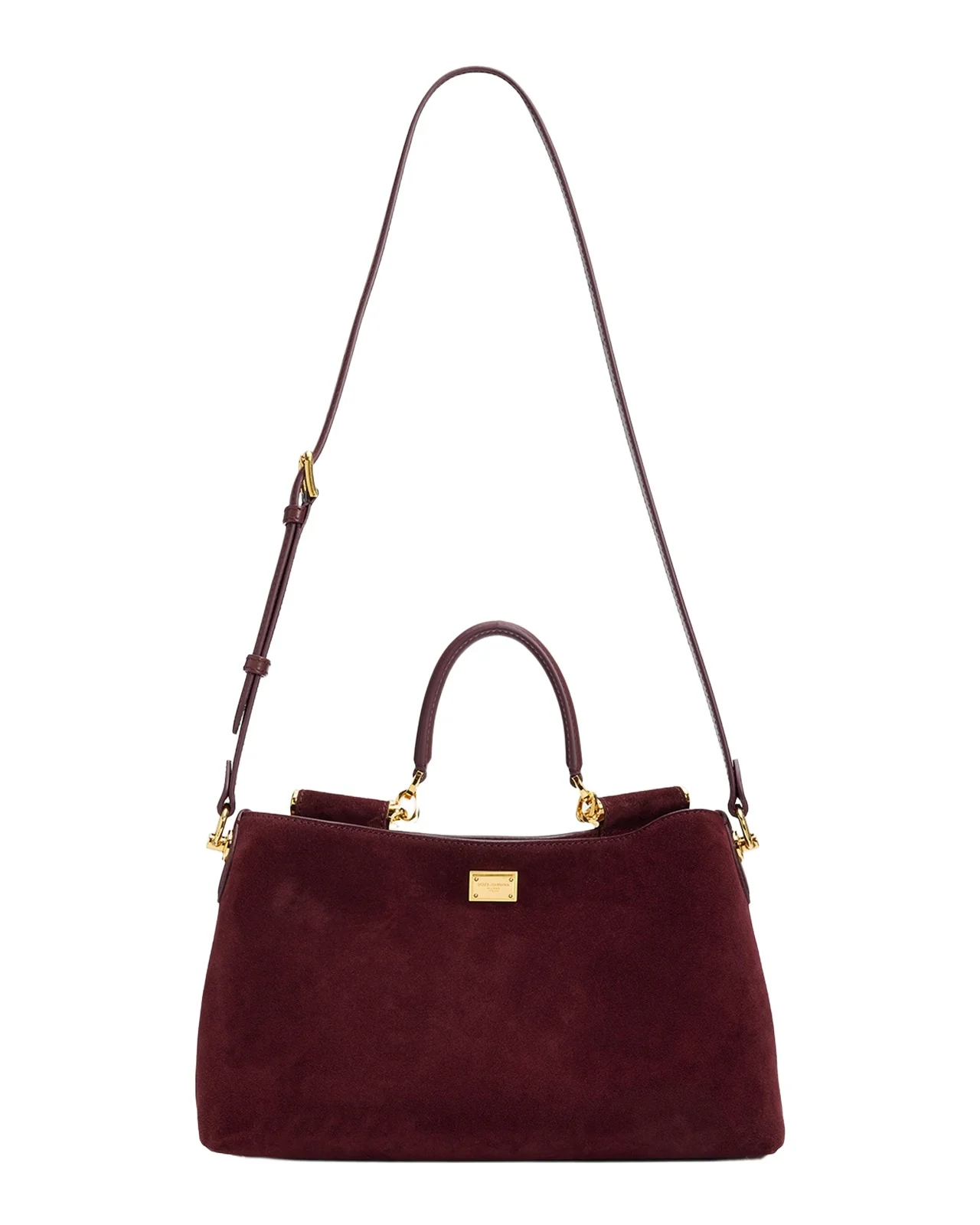 Dolce & Gabbana Vittoria Suede Shoulder Bag