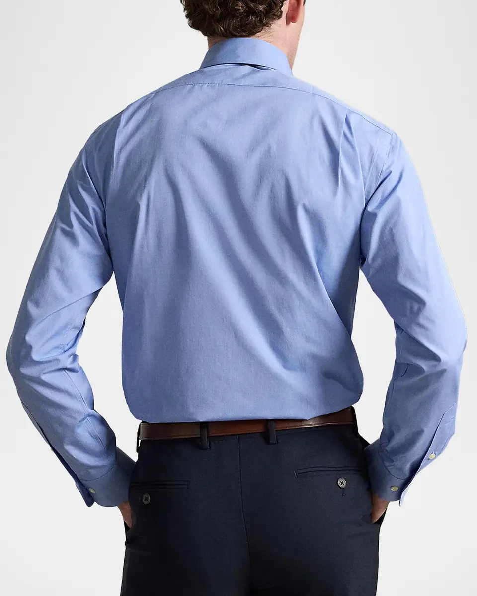 Polo Ralph Lauren Men's Custom Fit Poplin Shirt | Thumbnail 3 Polo Ralph Lauren Men's Custom Fit Poplin Shirt | Thumbnail 3
