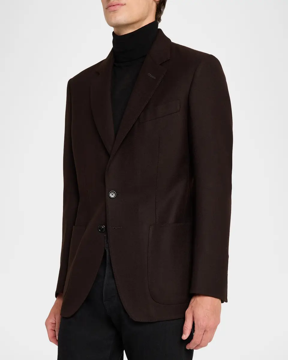 Tom Ford Men's Wool Single-Breasted Sport Coat | Thumbnail 4 Tom Ford Men's Wool Single-Breasted Sport Coat | Thumbnail 4