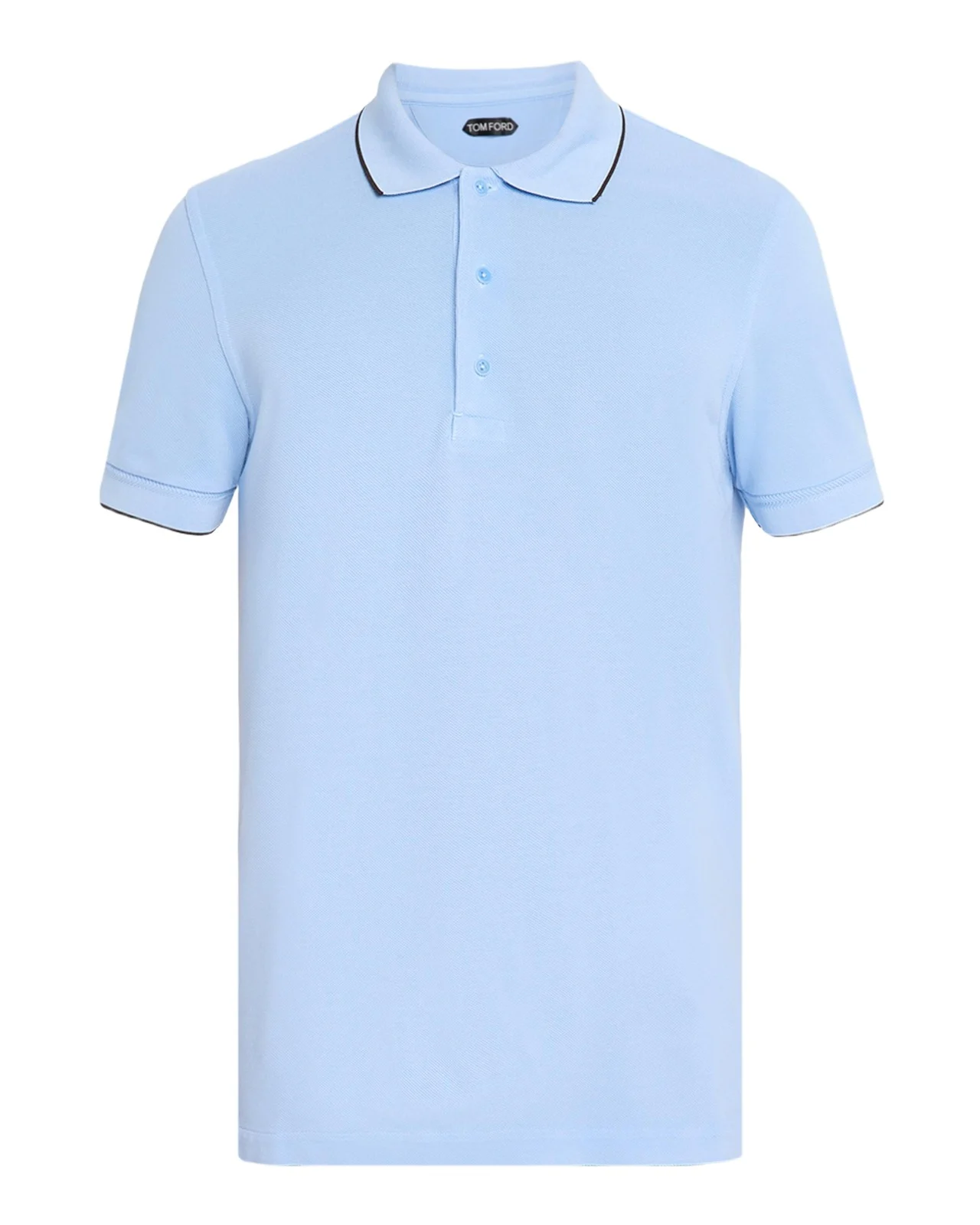 Tom Ford Men's Contrast-Trim Short-Sleeve Polo Shirt