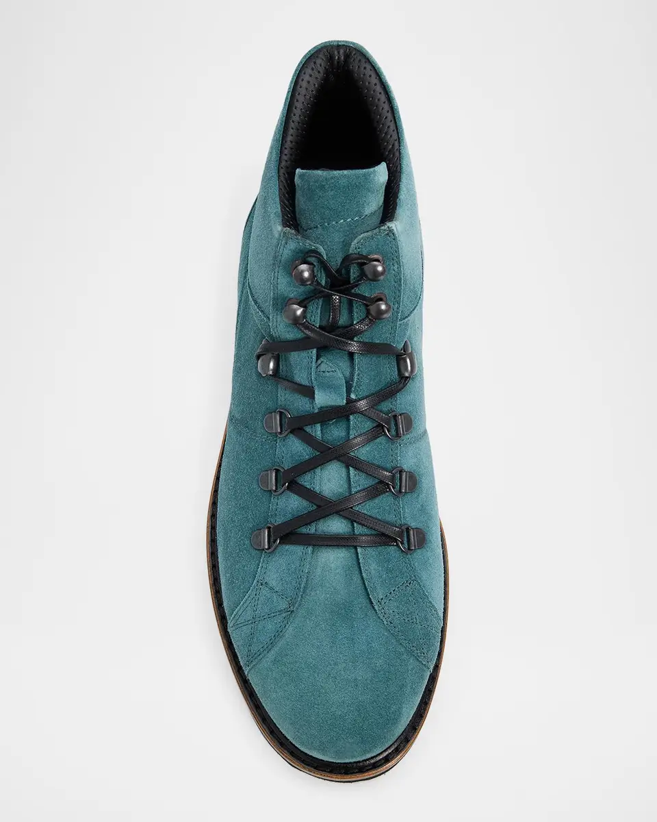 Kiton Men's Smoritz Suede Ankle Boots | Thumbnail 4