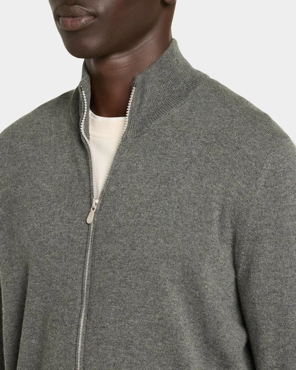 Brunello Cucinelli Men's Cashmere Full-Zip Sweater | Thumbnail 5 Brunello Cucinelli Men's Cashmere Full-Zip Sweater | Thumbnail 5