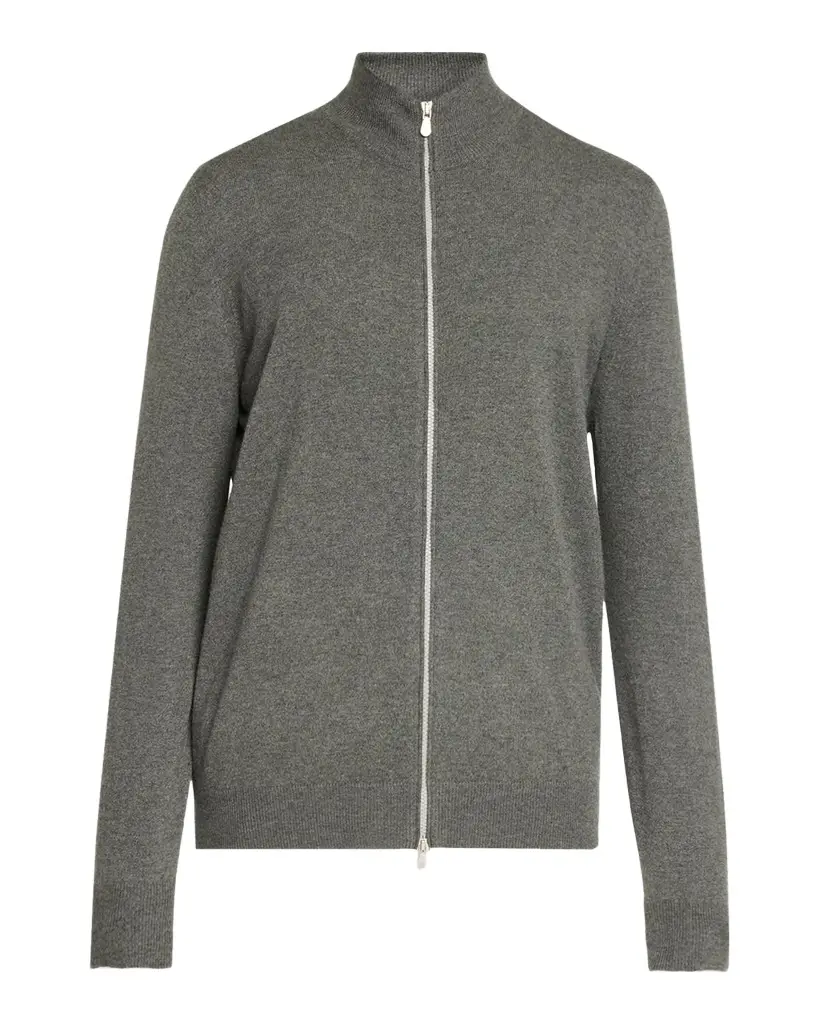 Brunello Cucinelli Men's Cashmere Full-Zip Sweater