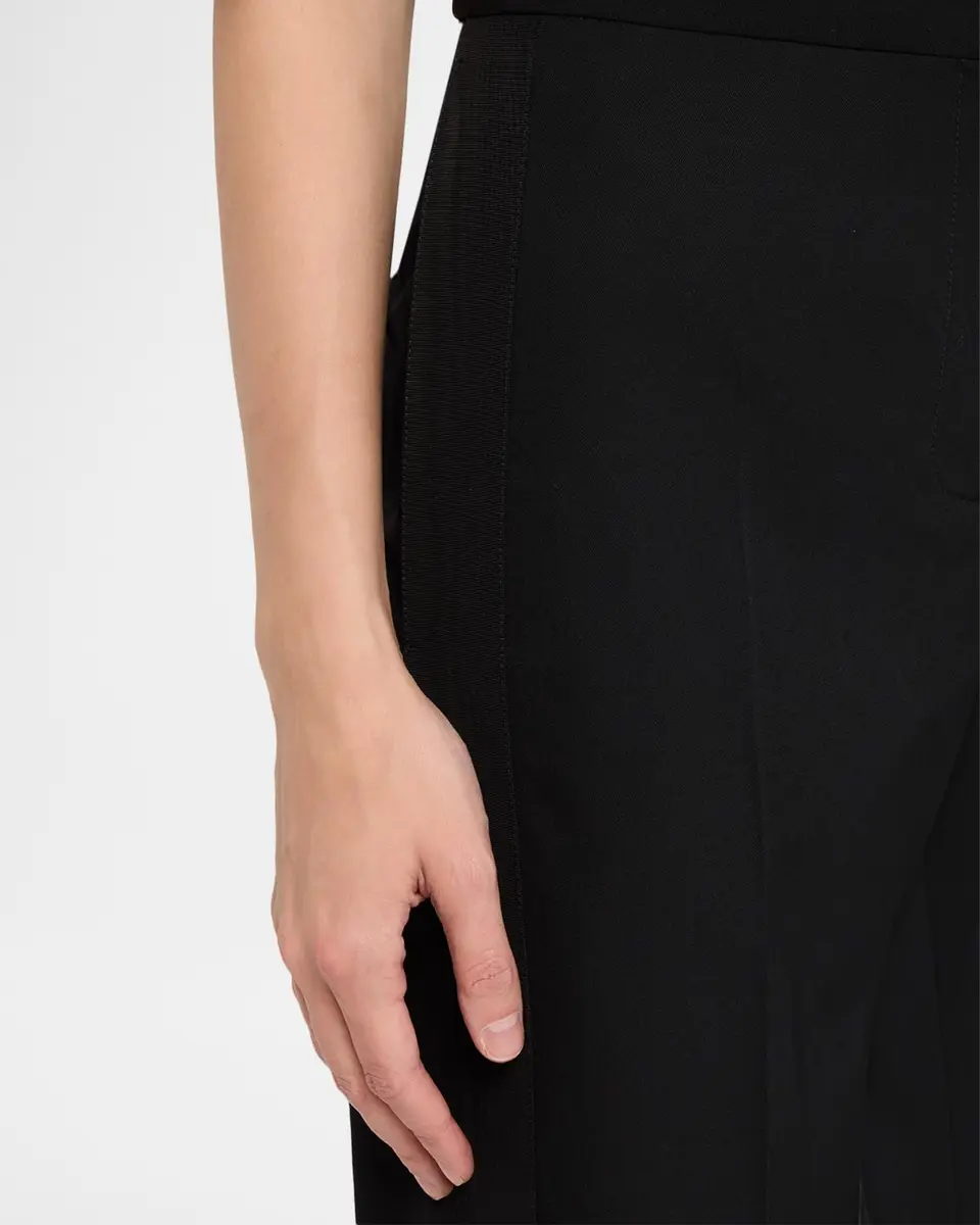 Stella McCartney High-Rise Slim-Leg Tuxedo Pants | Thumbnail 5