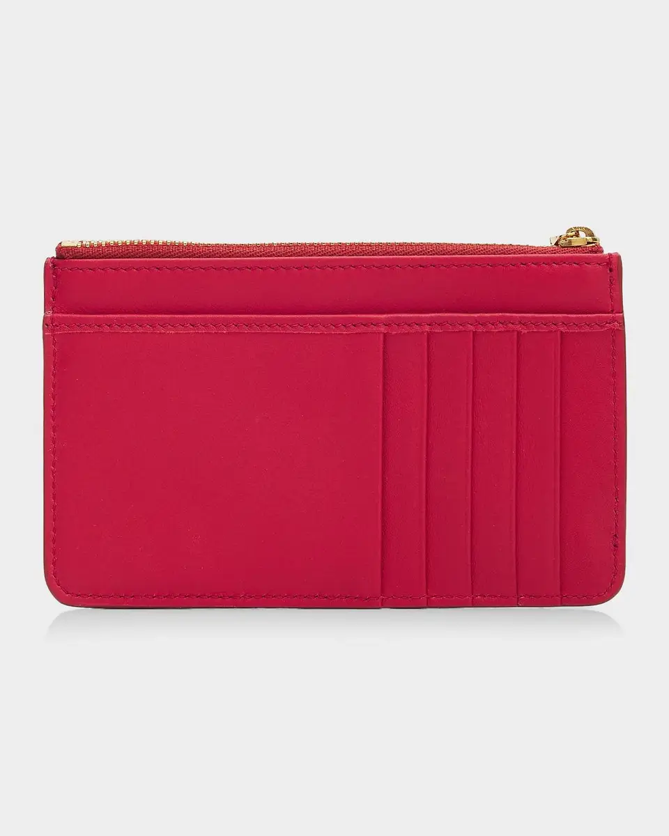 Dolce & Gabbana Logo Leather Card Holder | Thumbnail 3 Dolce & Gabbana Logo Leather Card Holder | Thumbnail 3