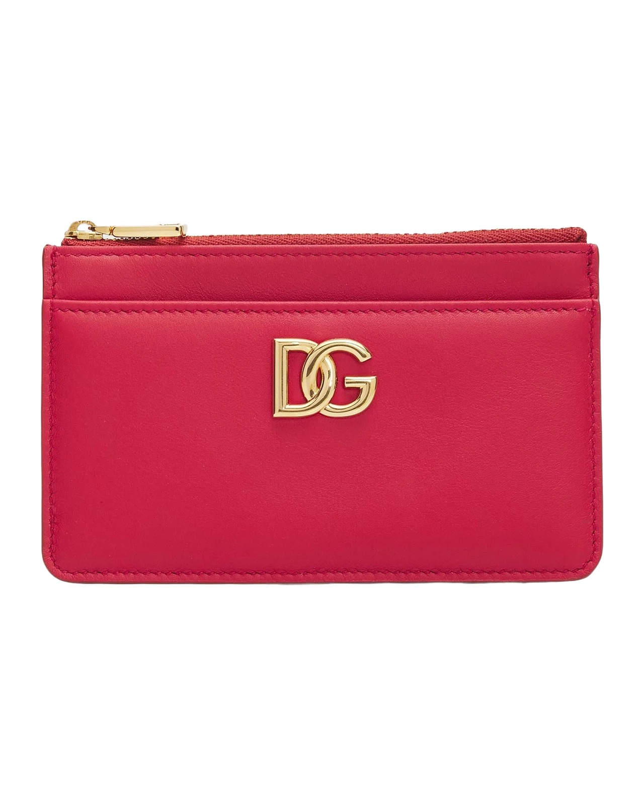 Dolce & Gabbana Logo Leather Card Holder