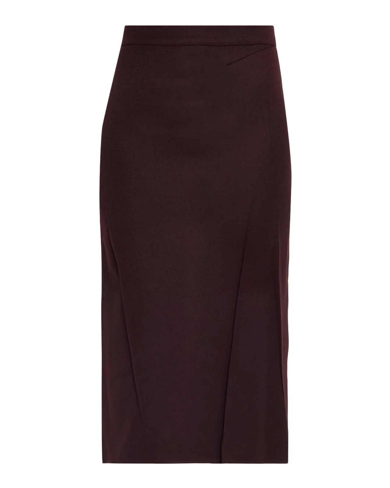 Pressed Crease Wool Tailored Midi Skirt Pressed Crease Wool Tailored Midi Skirt