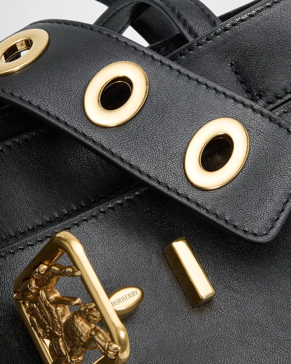 Burberry Equestrian Knight Design-Accented Leather Tote Bag | Thumbnail 4