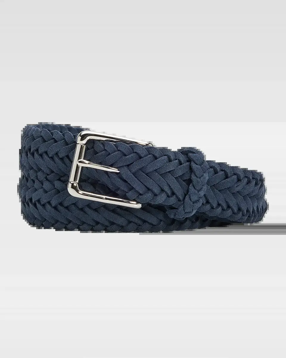 Polo Ralph Lauren Men's Topstitched Western Leather Belt, 32mm | Thumbnail 2 Polo Ralph Lauren Men's Topstitched Western Leather Belt, 32mm | Thumbnail 2