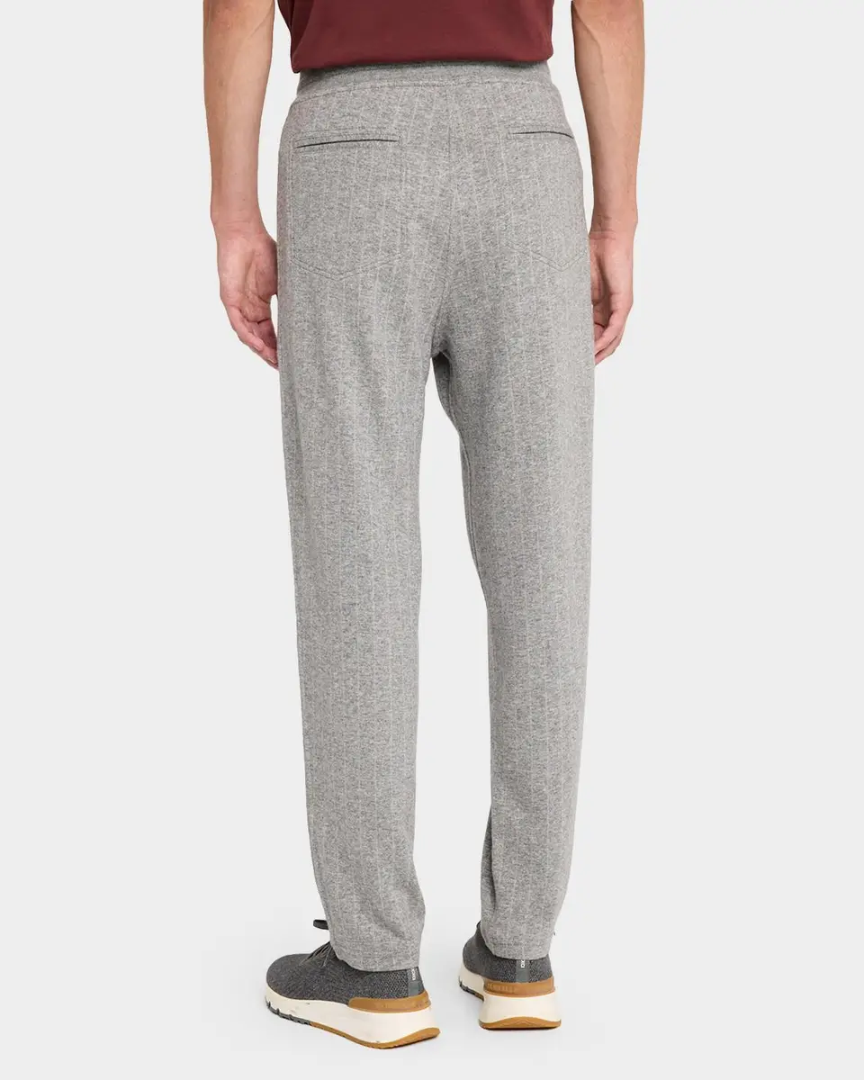 Brunello Cucinelli Men's Cashmere-Cotton Stripe Drawstring Pants | Thumbnail 3 Brunello Cucinelli Men's Cashmere-Cotton Stripe Drawstring Pants | Thumbnail 3
