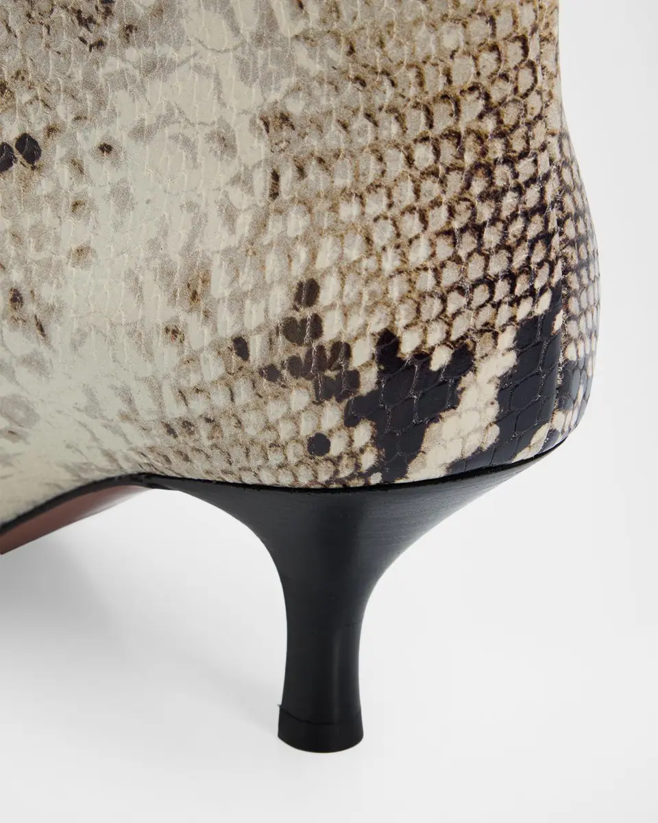 Paris Texas 60mm Rose Snake-Printed Leather Ankle Boots | Thumbnail 3 Paris Texas 60mm Rose Snake-Printed Leather Ankle Boots | Thumbnail 3