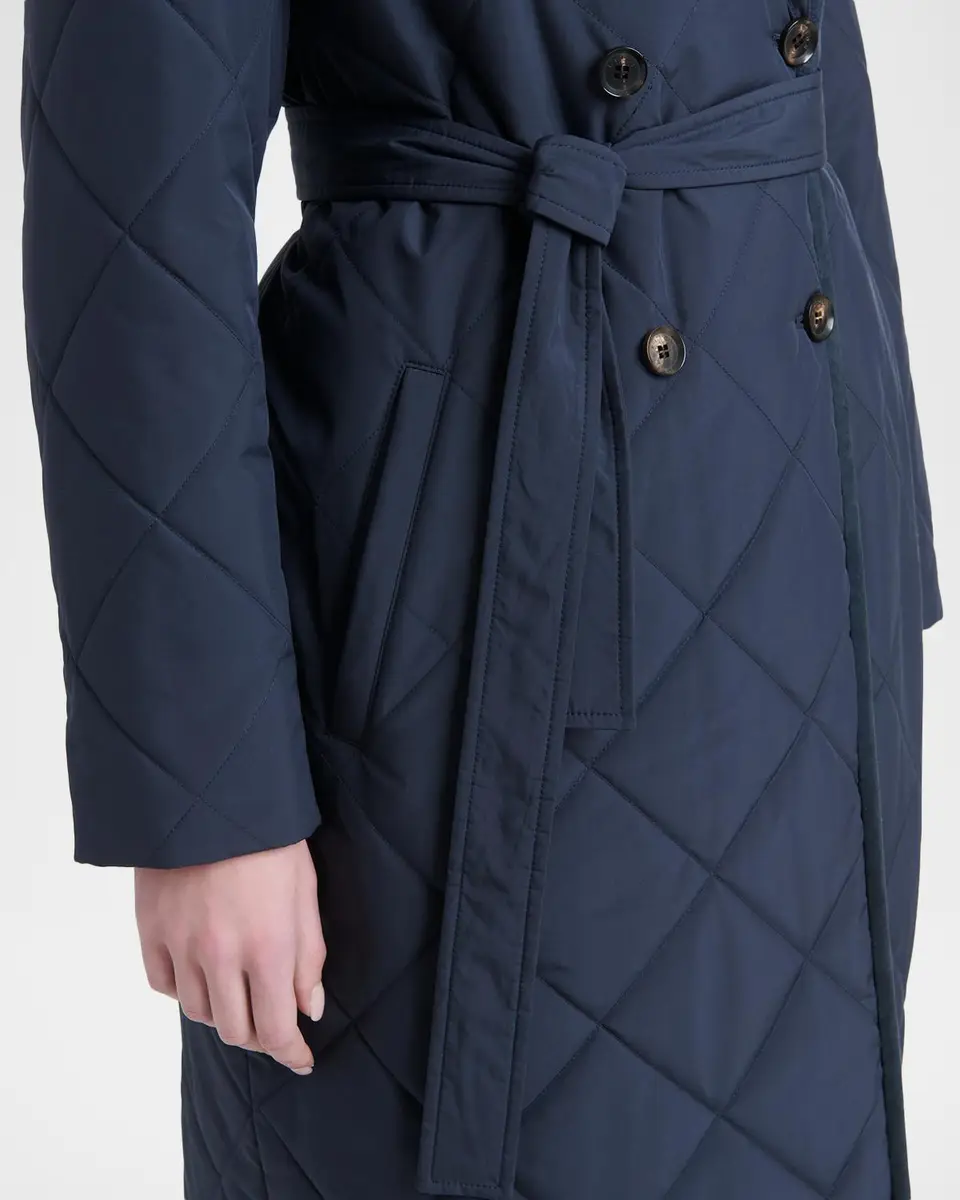 Kiton Quilted Belted Trench Coat | Thumbnail 5 Kiton Quilted Belted Trench Coat | Thumbnail 5
