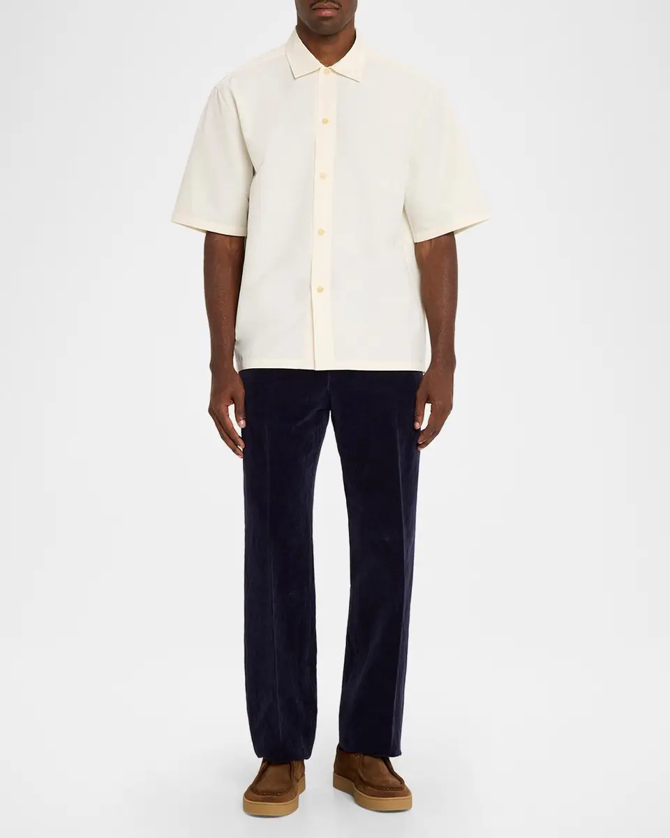 Jil Sander Cotton-Linen Velvet Trousers | Thumbnail 2 Jil Sander Cotton-Linen Velvet Trousers | Thumbnail 2