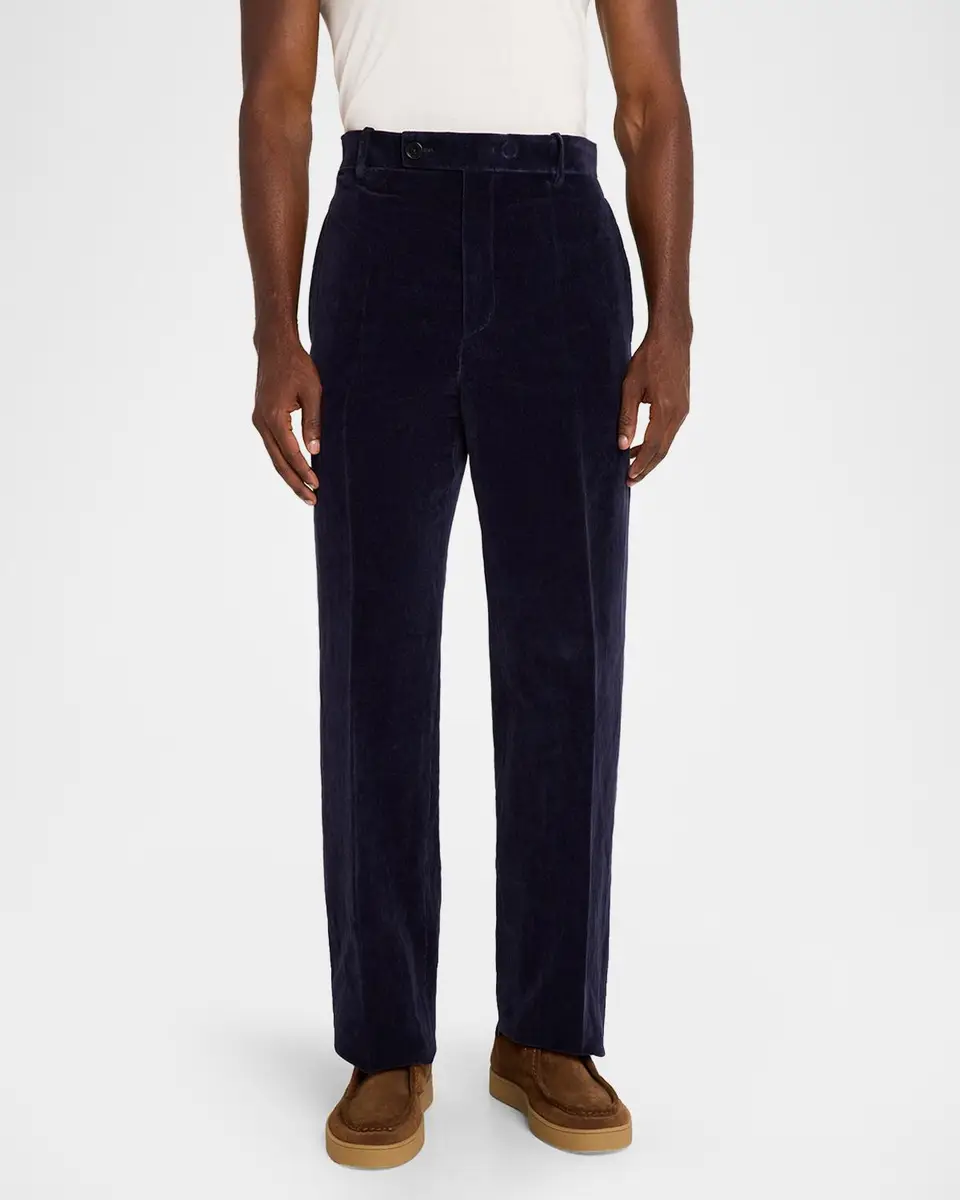 Jil Sander Cotton-Linen Velvet Trousers | Thumbnail 4 Jil Sander Cotton-Linen Velvet Trousers | Thumbnail 4