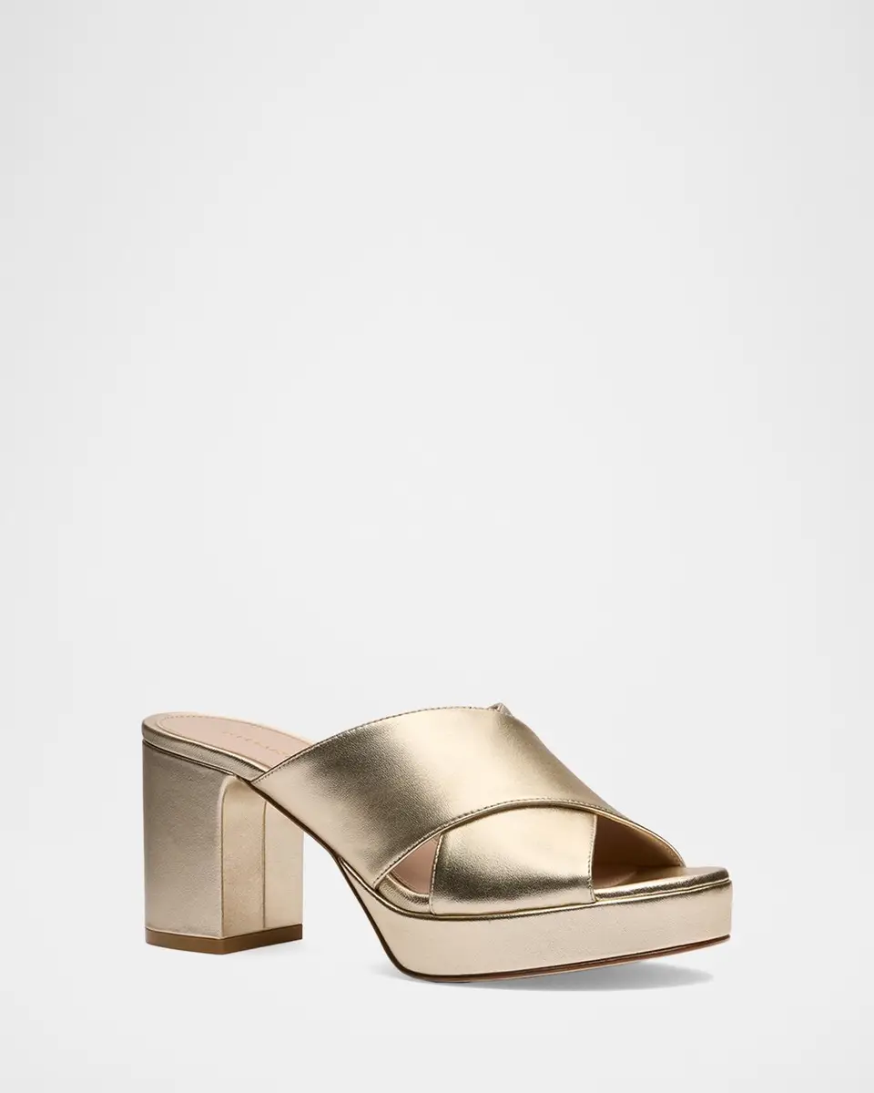 Stuart Weitzman Dayna 80MM Leather Platform Sandals | Thumbnail 2 Stuart Weitzman Dayna 80MM Leather Platform Sandals | Thumbnail 2