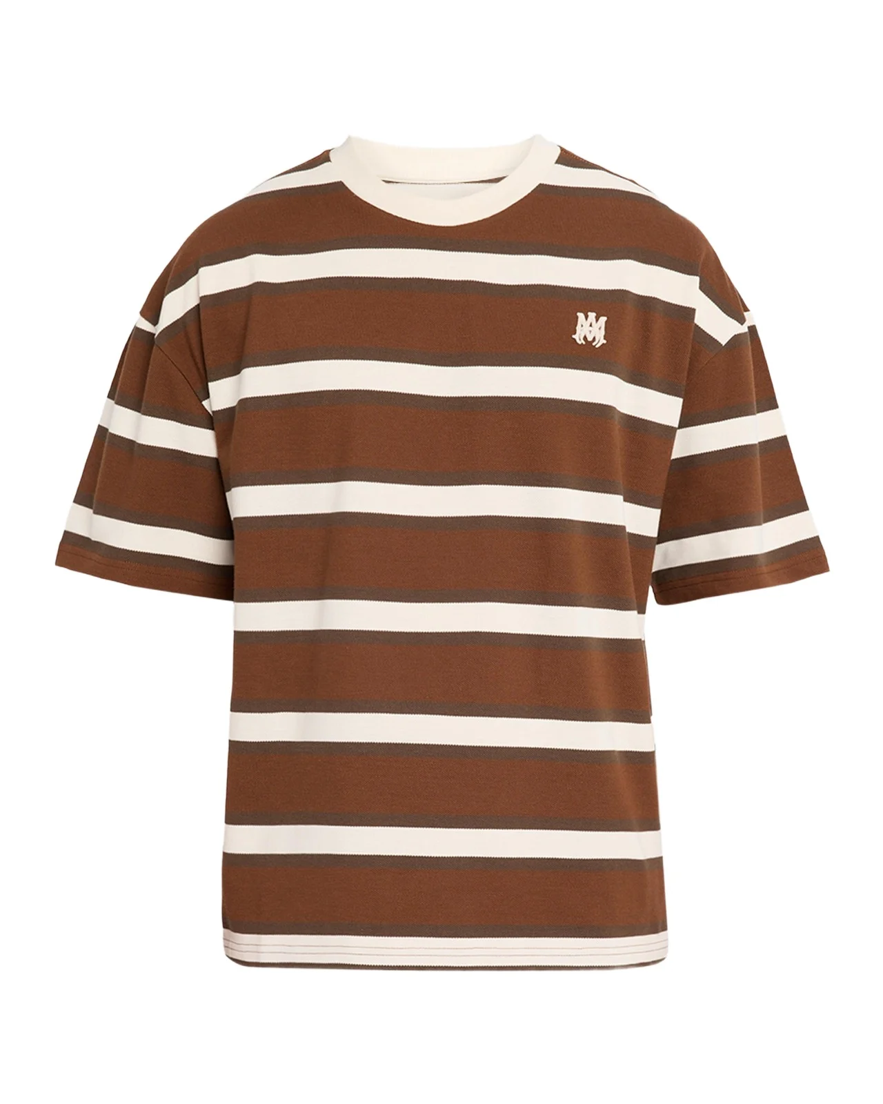 Men's Striped Oversized Polo Shirt Men's Striped Oversized Polo Shirt