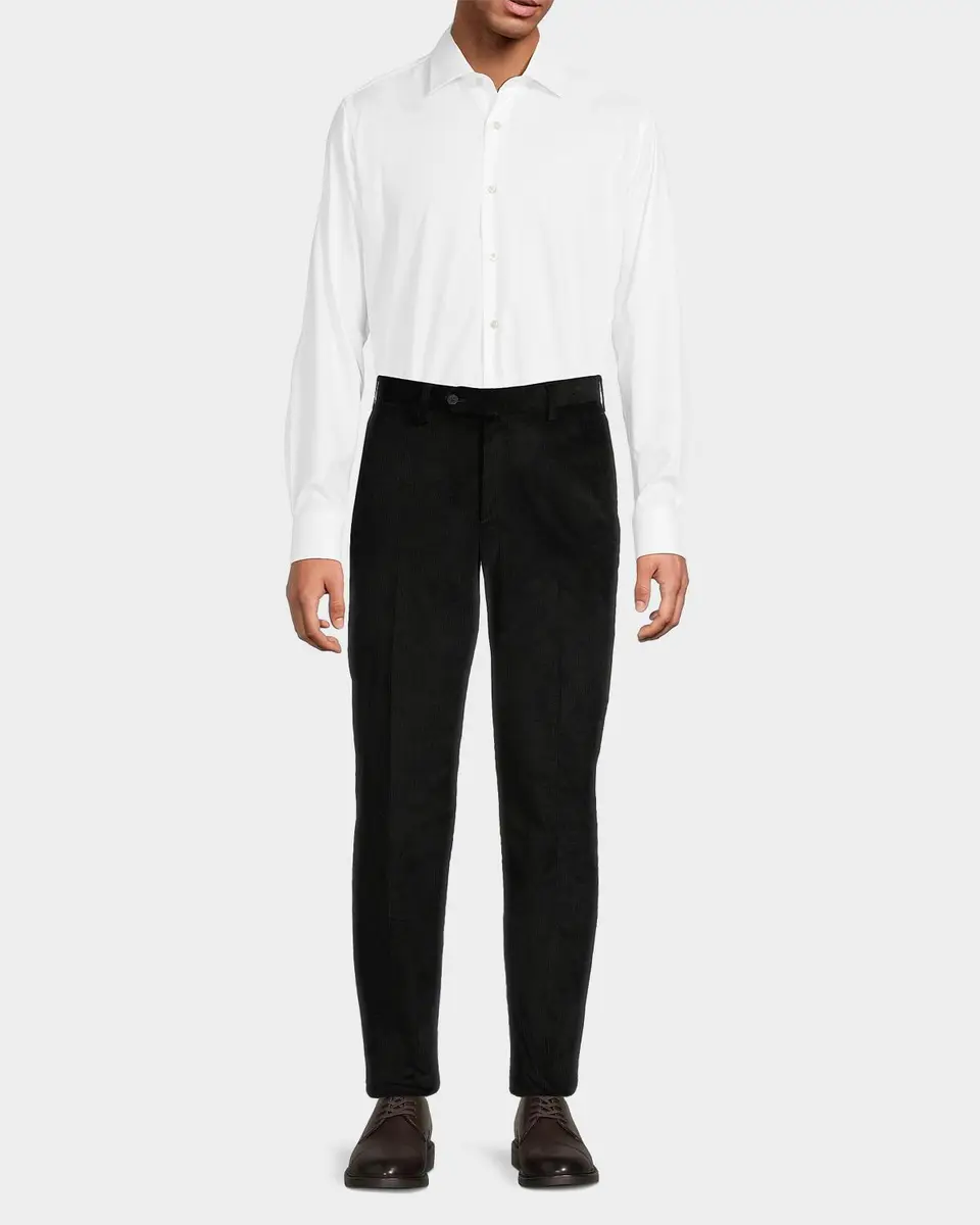 Isaia Men's Dynamic Comfort Cotton-Blend Corduroy Pants | Thumbnail 2 Isaia Men's Dynamic Comfort Cotton-Blend Corduroy Pants | Thumbnail 2