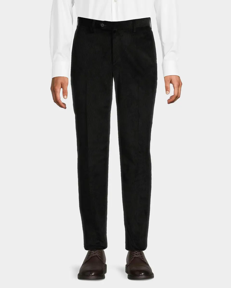 Isaia Men's Dynamic Comfort Cotton-Blend Corduroy Pants | Thumbnail 4 Isaia Men's Dynamic Comfort Cotton-Blend Corduroy Pants | Thumbnail 4