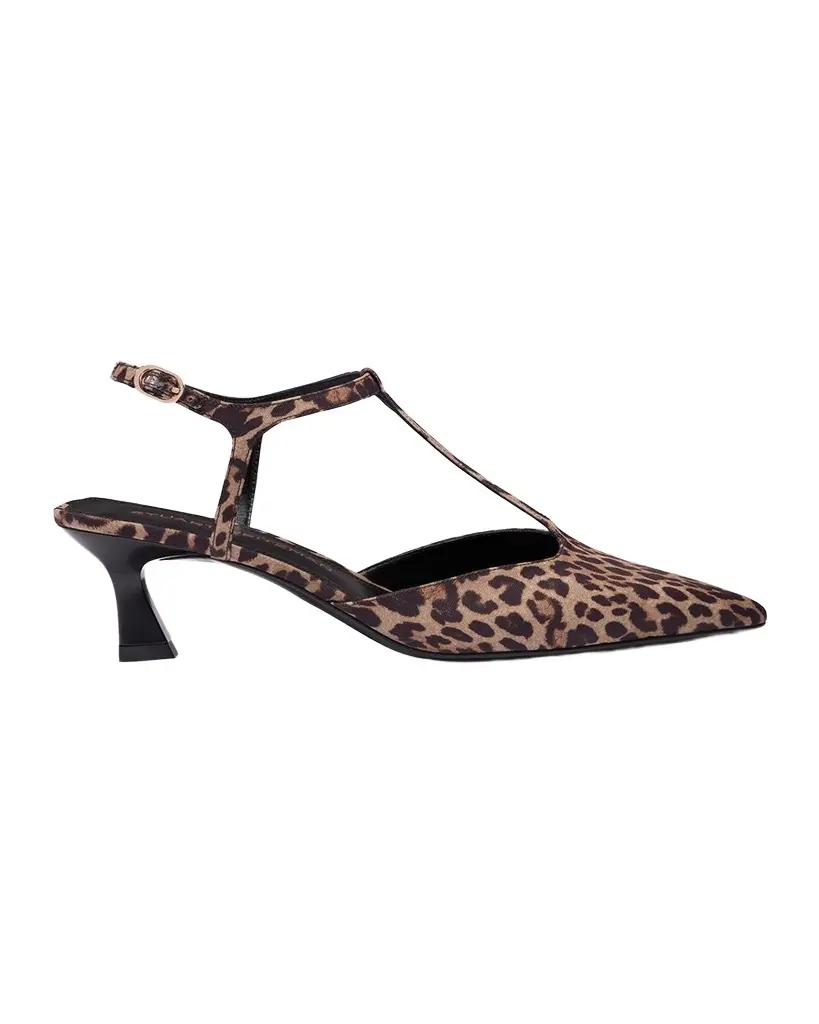 Stuart Weitzman Vinnie 50MM Leopard Pumps | Image 1 Stuart Weitzman Vinnie 50MM Leopard Pumps | Image 1