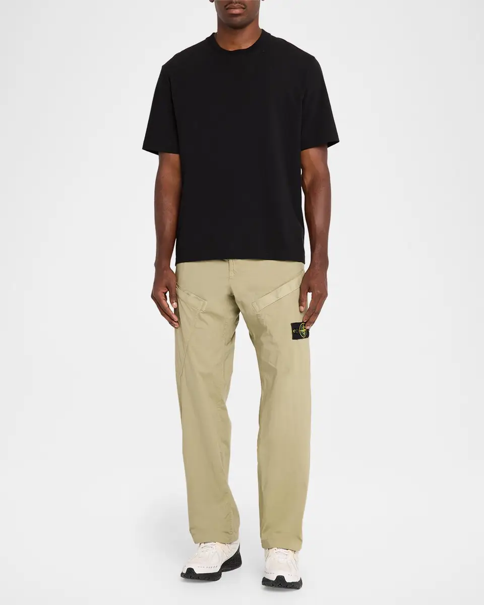 Stone Island Men's Cotton Straight-Leg Pull-On Pants | Thumbnail 2 Stone Island Men's Cotton Straight-Leg Pull-On Pants | Thumbnail 2