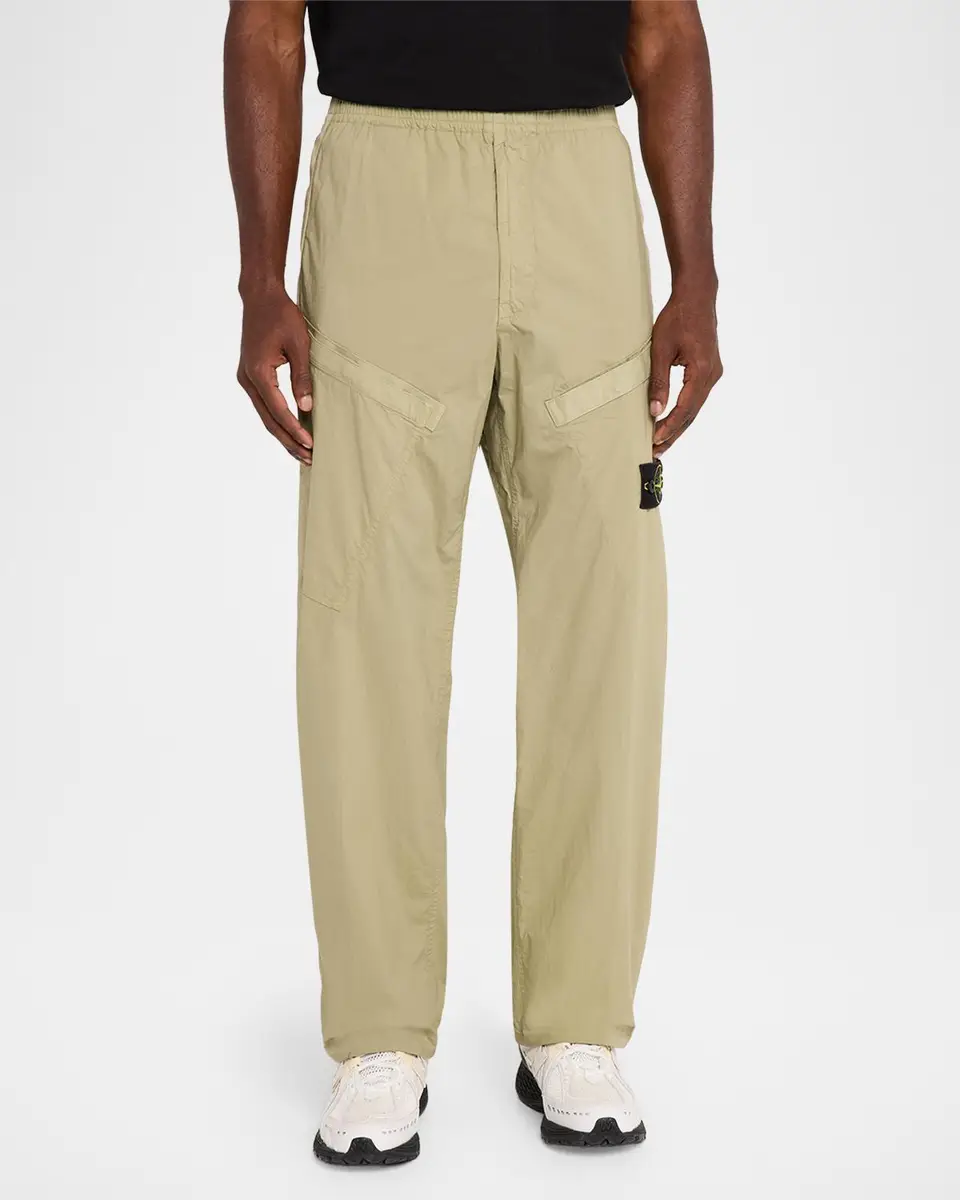 Stone Island Men's Cotton Straight-Leg Pull-On Pants | Thumbnail 4 Stone Island Men's Cotton Straight-Leg Pull-On Pants | Thumbnail 4