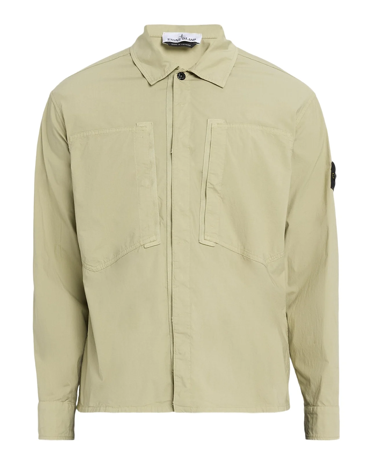 Stone Island Men's Cotton-Stretch Button-Down Shirt