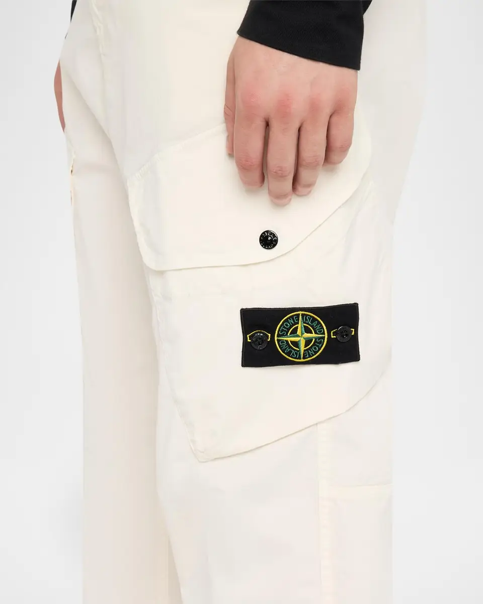 Stone Island Men's Cotton Straight-Leg Cargo Pants | Thumbnail 5 Stone Island Men's Cotton Straight-Leg Cargo Pants | Thumbnail 5