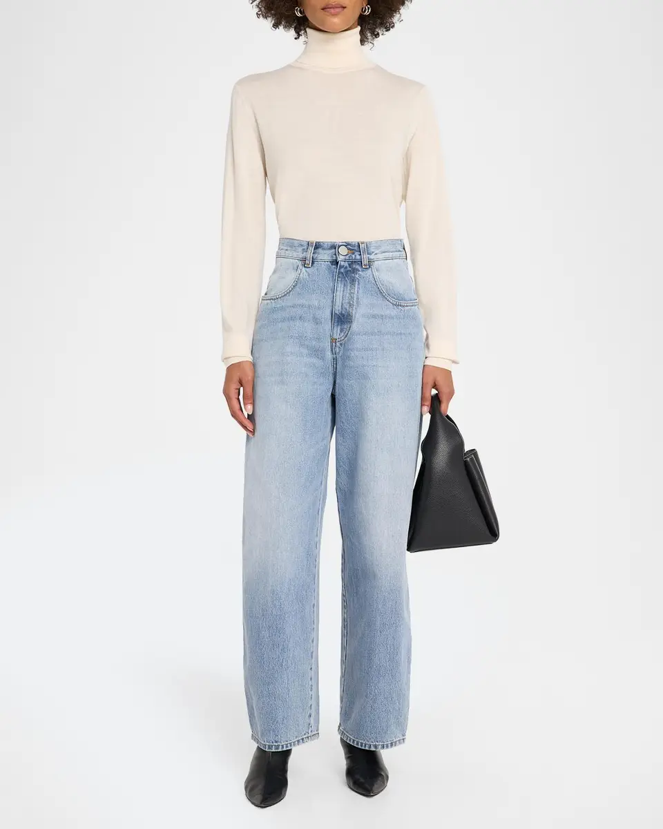 RÓHE Berber High-Rise Barrel-Leg Jeans | Thumbnail 2 RÓHE Berber High-Rise Barrel-Leg Jeans | Thumbnail 2