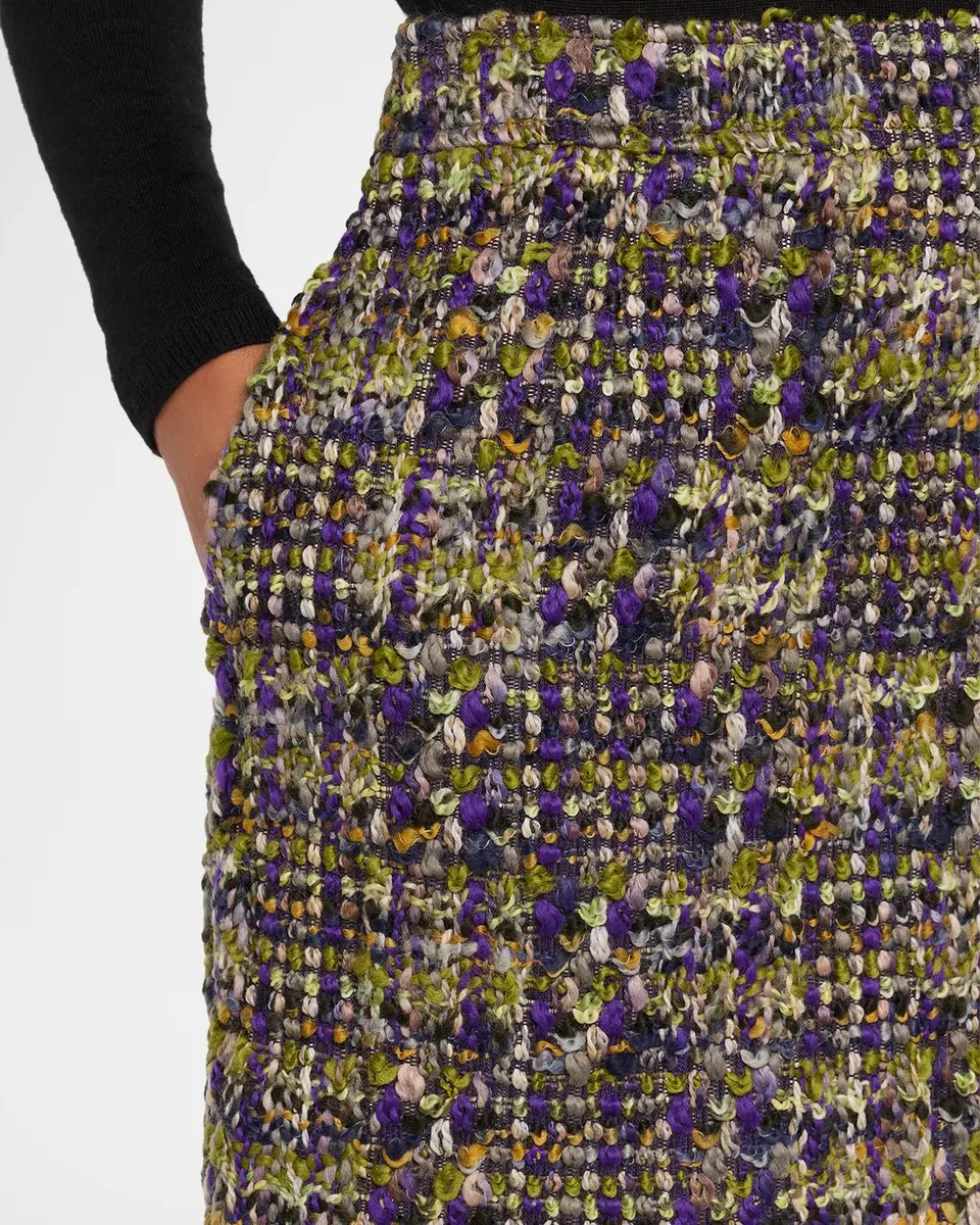 Saint Laurent Tweed Mini Skirt | Thumbnail 5 Saint Laurent Tweed Mini Skirt | Thumbnail 5
