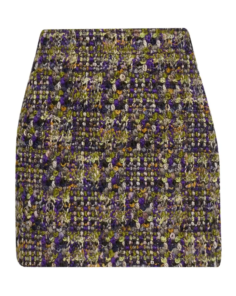 Saint Laurent Tweed Mini Skirt | Image 1 Saint Laurent Tweed Mini Skirt | Image 1
