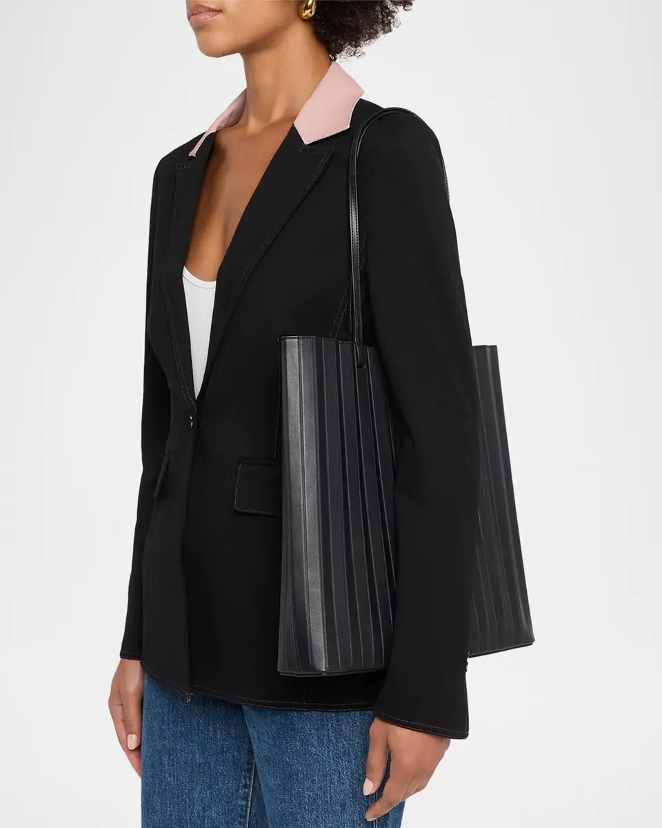 MANSUR GAVRIEL Large Pleated Shoulder Bag | Thumbnail 2 MANSUR GAVRIEL Large Pleated Shoulder Bag | Thumbnail 2