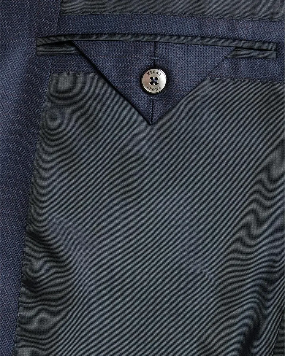 Zegna Men's 12milmil12 Wool Tonal Check Suit | Thumbnail 7 Zegna Men's 12milmil12 Wool Tonal Check Suit | Thumbnail 7