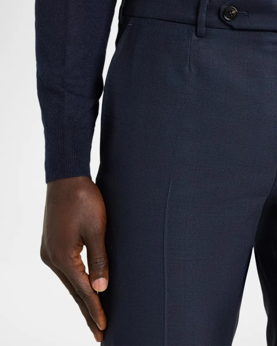 Zegna Men's 12milmil12 Wool Tonal Check Suit | Thumbnail 10 Zegna Men's 12milmil12 Wool Tonal Check Suit | Thumbnail 10