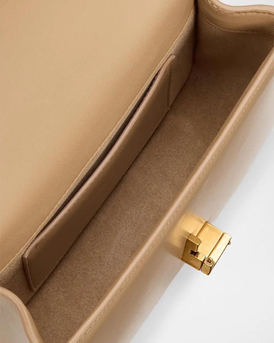 Saint Laurent Solferino Mini YSL Leather Top-Handle Bag | Thumbnail 4 Saint Laurent Solferino Mini YSL Leather Top-Handle Bag | Thumbnail 4