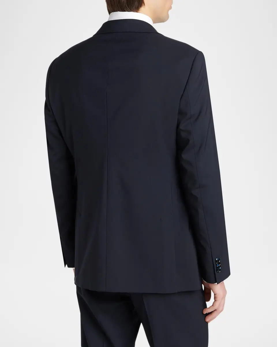Giorgio Armani Men's Soho-Fit Wool Double-Breasted Sport Coat | Thumbnail 3