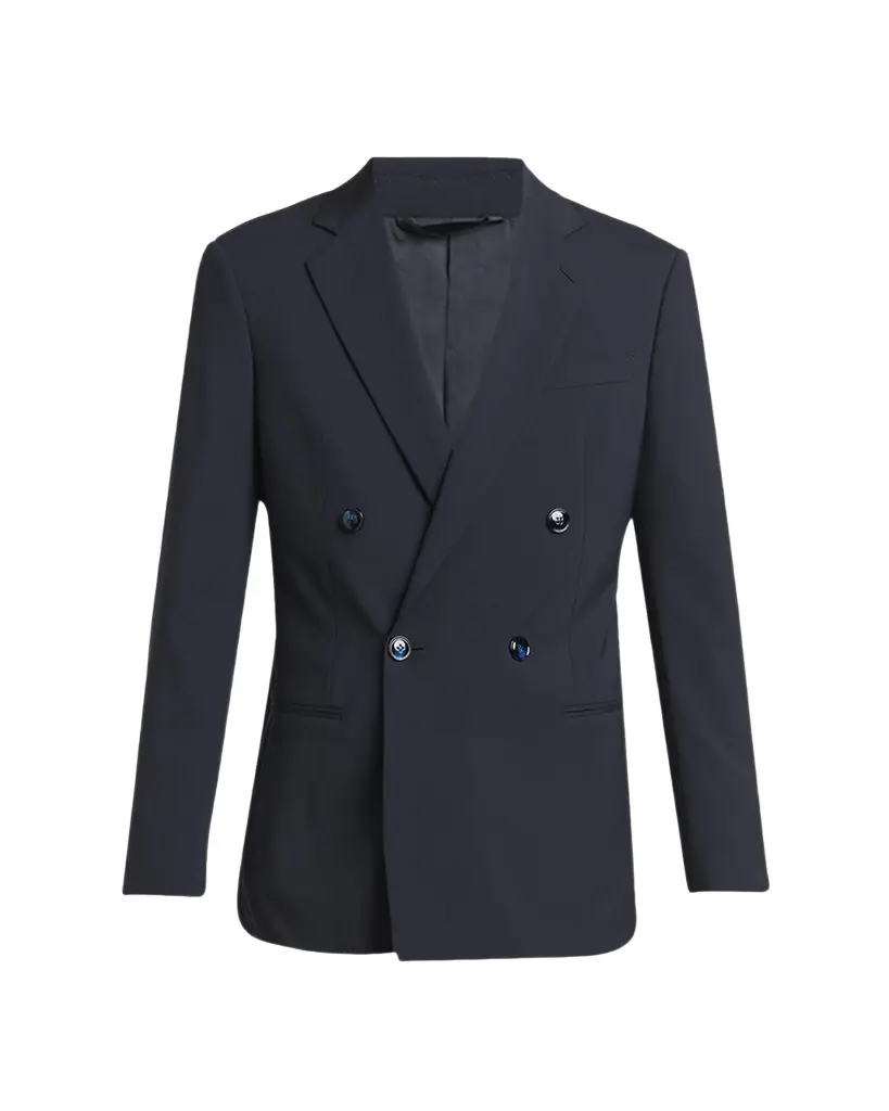 Giorgio Armani Men's Soho-Fit Wool Double-Breasted Sport Coat