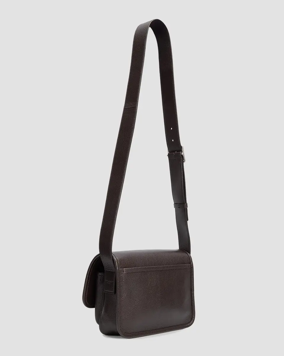 Saint Laurent Men's Niki Small YSL Messenger Bag in Grained Leather | Thumbnail 3 Saint Laurent Men's Niki Small YSL Messenger Bag in Grained Leather | Thumbnail 3