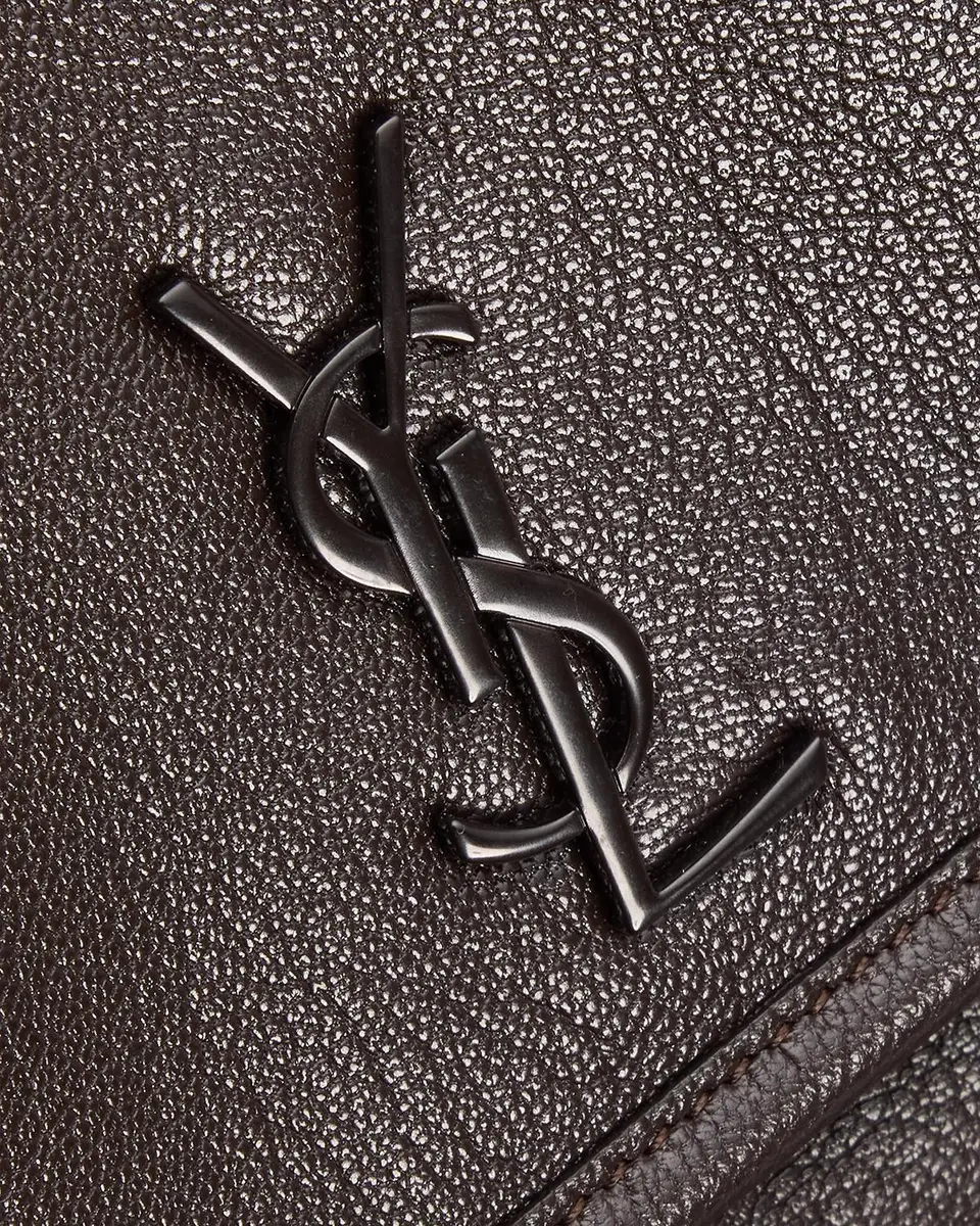 Saint Laurent Men's Niki Small YSL Messenger Bag in Grained Leather | Thumbnail 6 Saint Laurent Men's Niki Small YSL Messenger Bag in Grained Leather | Thumbnail 6